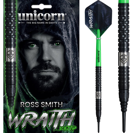 Unicorn Wraith Darts - Soft Tip - 90% Tungsten - Ross Smith 20g
