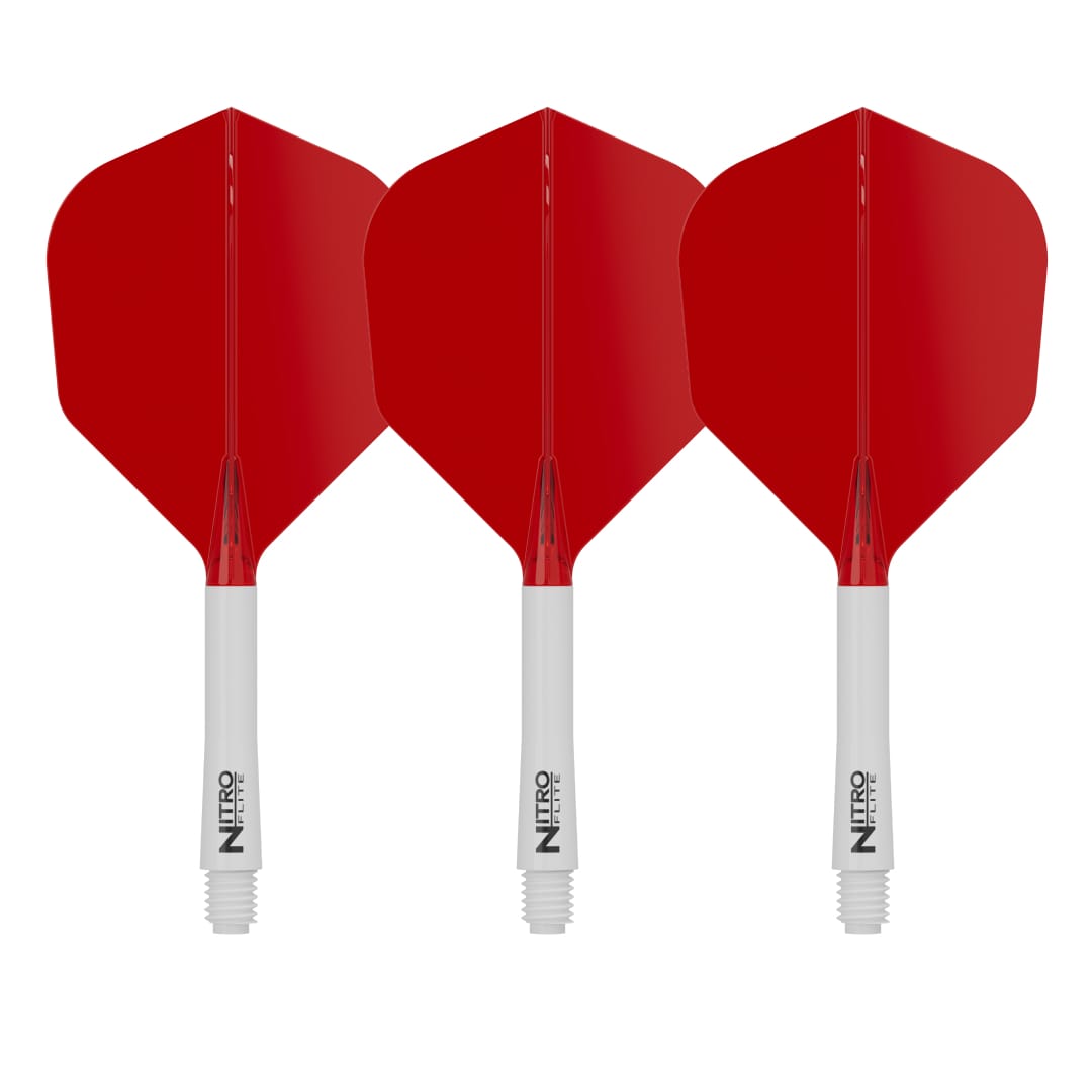 Red Dragon Nitro Flite - Standard No6 - White Stem