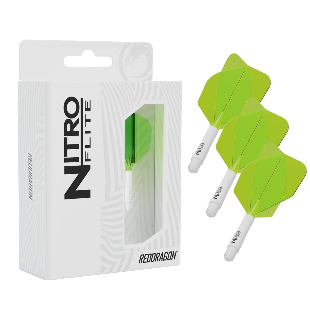 Red Dragon Nitro Flite - Standard No6 - White Stem
