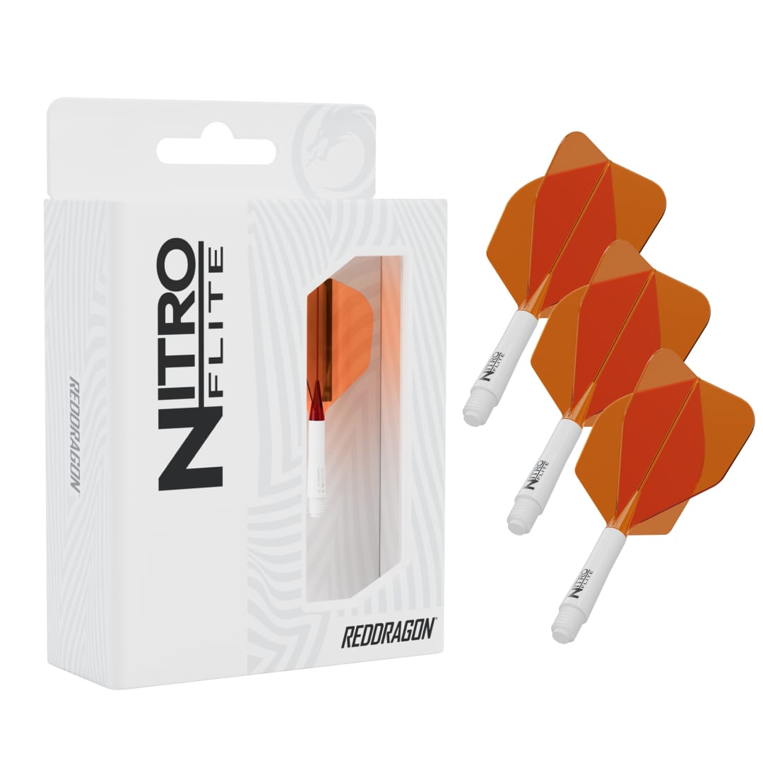 Red Dragon Nitro Flite - Standard No6 - White Stem