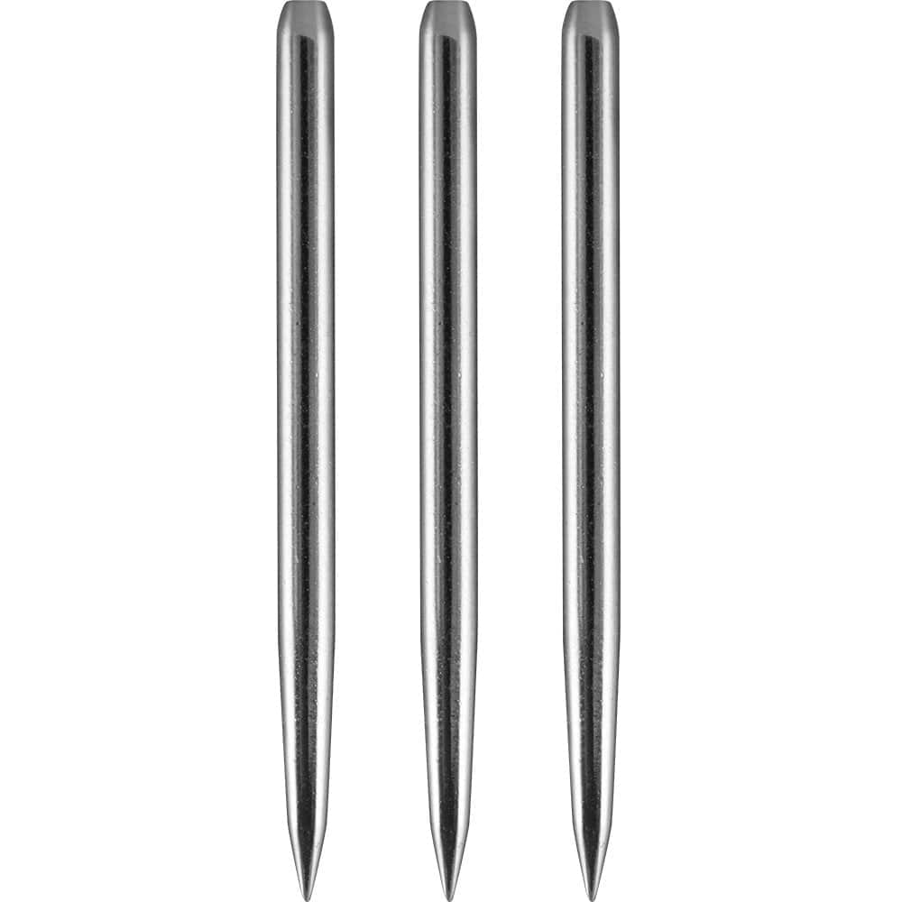 Unicorn Spare Dart Points - Steel Tip - Plain - Silver