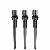 Mission Titan Pro Ti Conversion Points - Grooved - Black 26mm