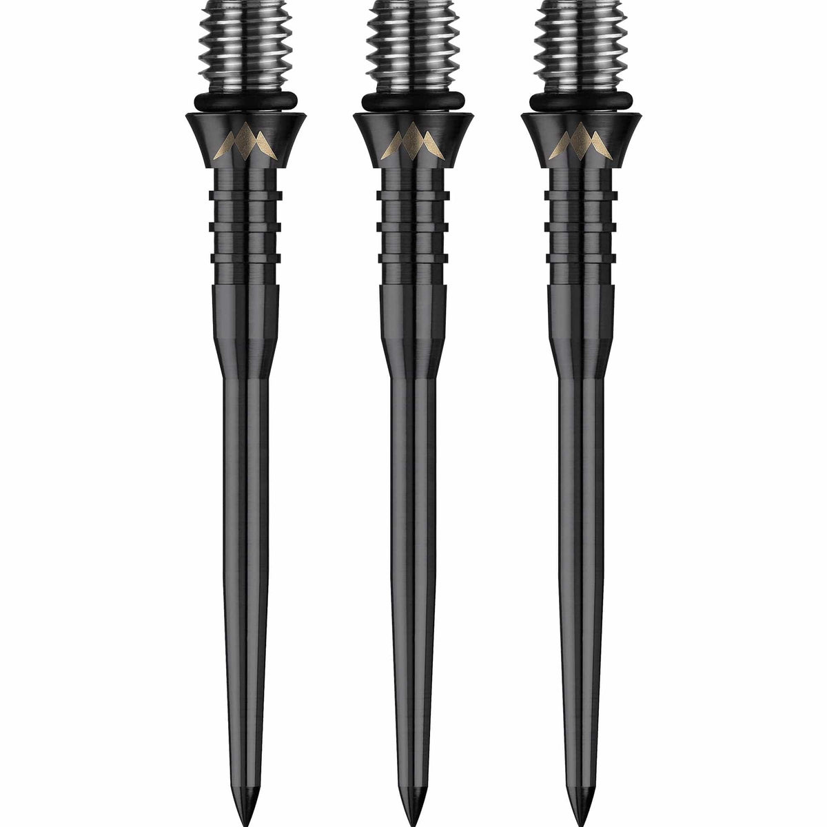 Mission Titan Pro Ti Conversion Points - Grooved - Black 34mm