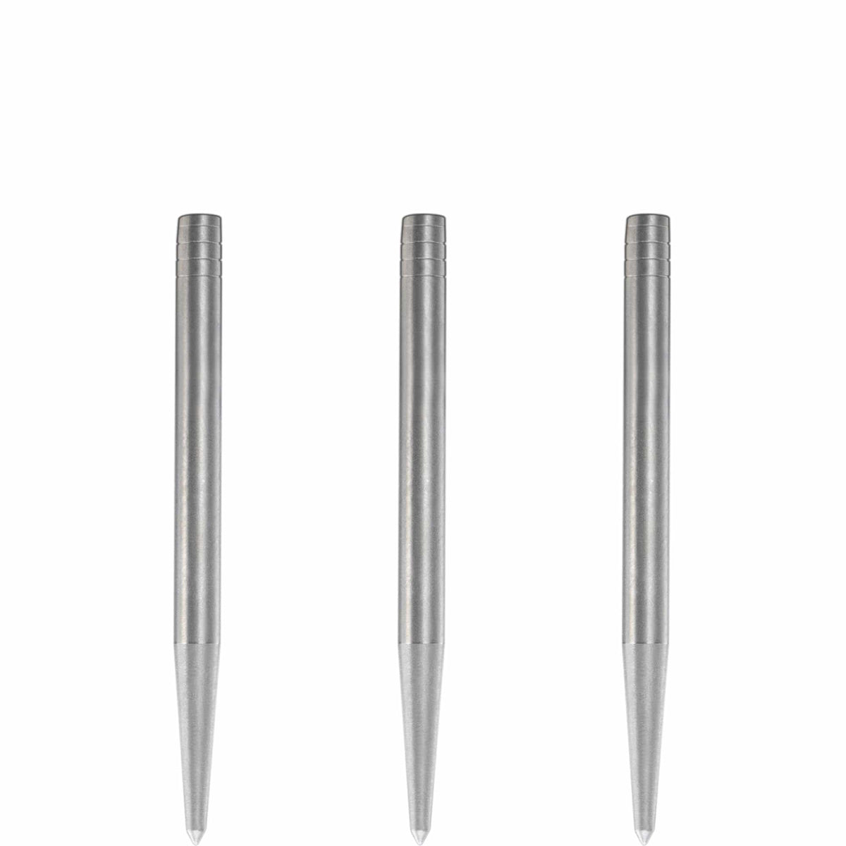 Condor Beak Dart Points - Steel Tip Replacement Points - without Cut - Smooth - Silver 32mm