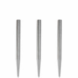 Condor Beak Dart Points - Steel Tip Replacement Points - without Cut - Smooth - Silver 32mm