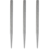 Condor Beak Dart Points - Steel Tip Replacement Points - without Cut - Smooth - Silver 42mm