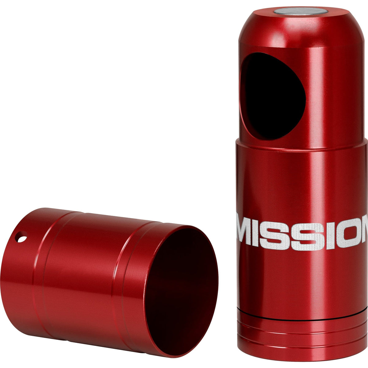 *Mission Soft Tip Dispenser - holds 25 tips - Magnetic Holder Red