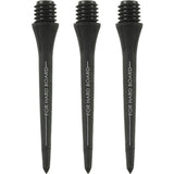 L-Style Hard Lip Points - Carbon - 2ba - 2 Sets - Black 30mm