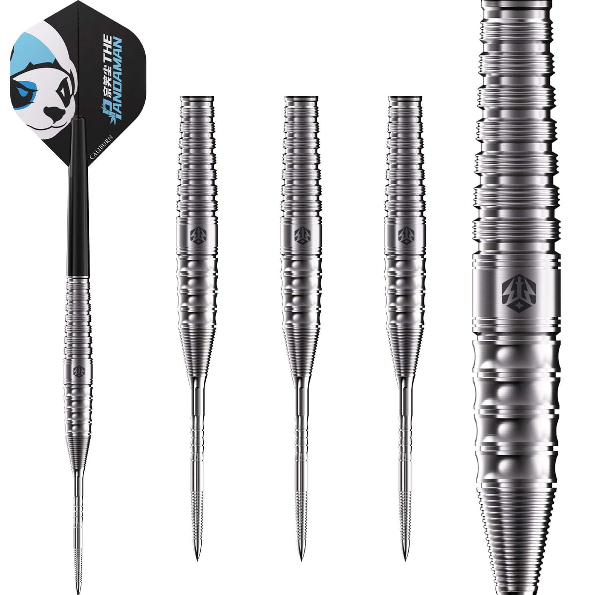 Caliburn Player Darts - Steel Tip - 95% Tungsten - The Pandaman - Essential - 23g