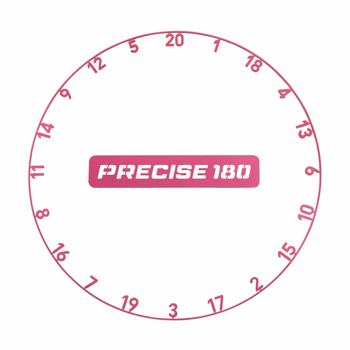 Precise 180 Number Ring - One-Piece - Colours Cyber Pink