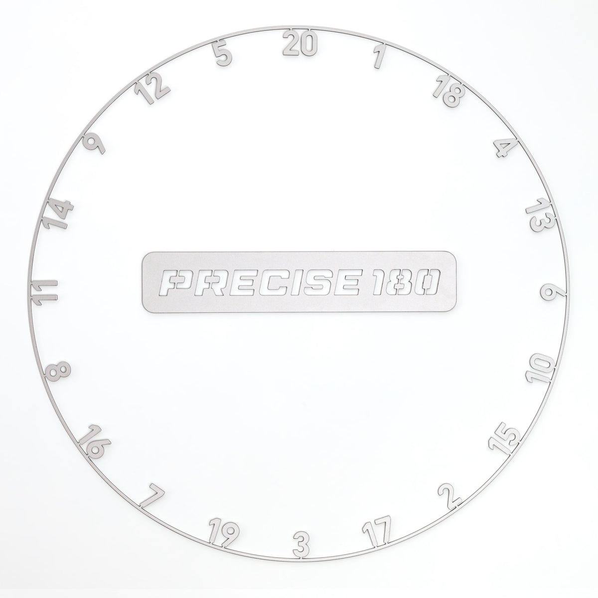 Precise 180 Number Ring - One-Piece - Colours Gun Metal