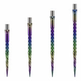 Caliburn Evo Dart Points - Spiro - No Lip - Rainbow