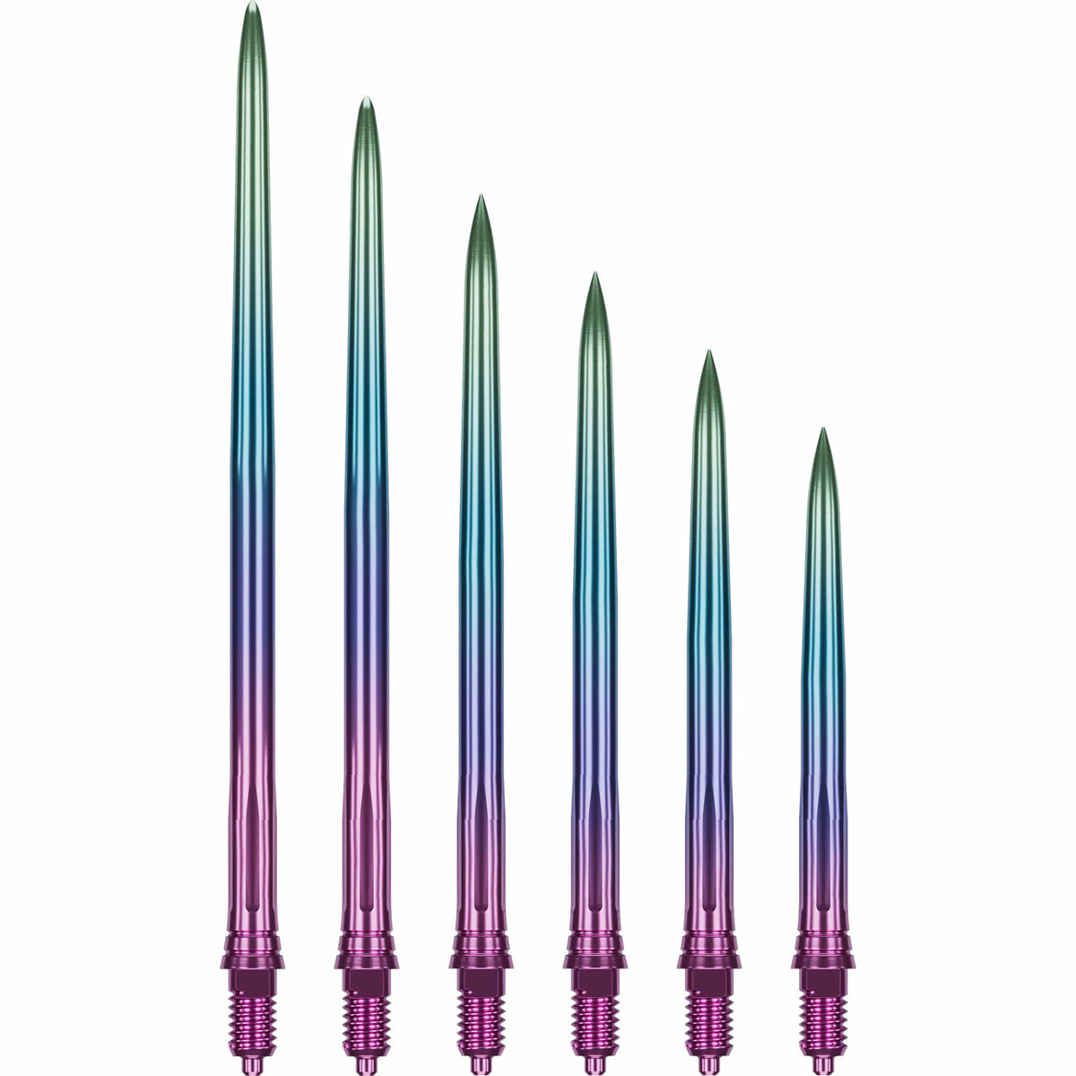 CALIBURN EZ-EVO Dart Points - Smooth Rainbow / 28mm