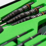 BULL'S Brian Raman Darts - Steel Tip - 90% Tungsten - Black Titanium