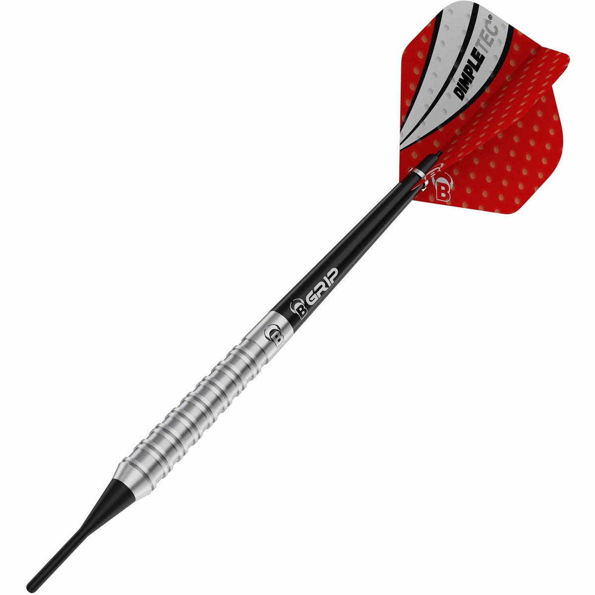 BULL'S Dot D3 Darts - Soft Tip - 90% Tungsten - Twin Ring 18g