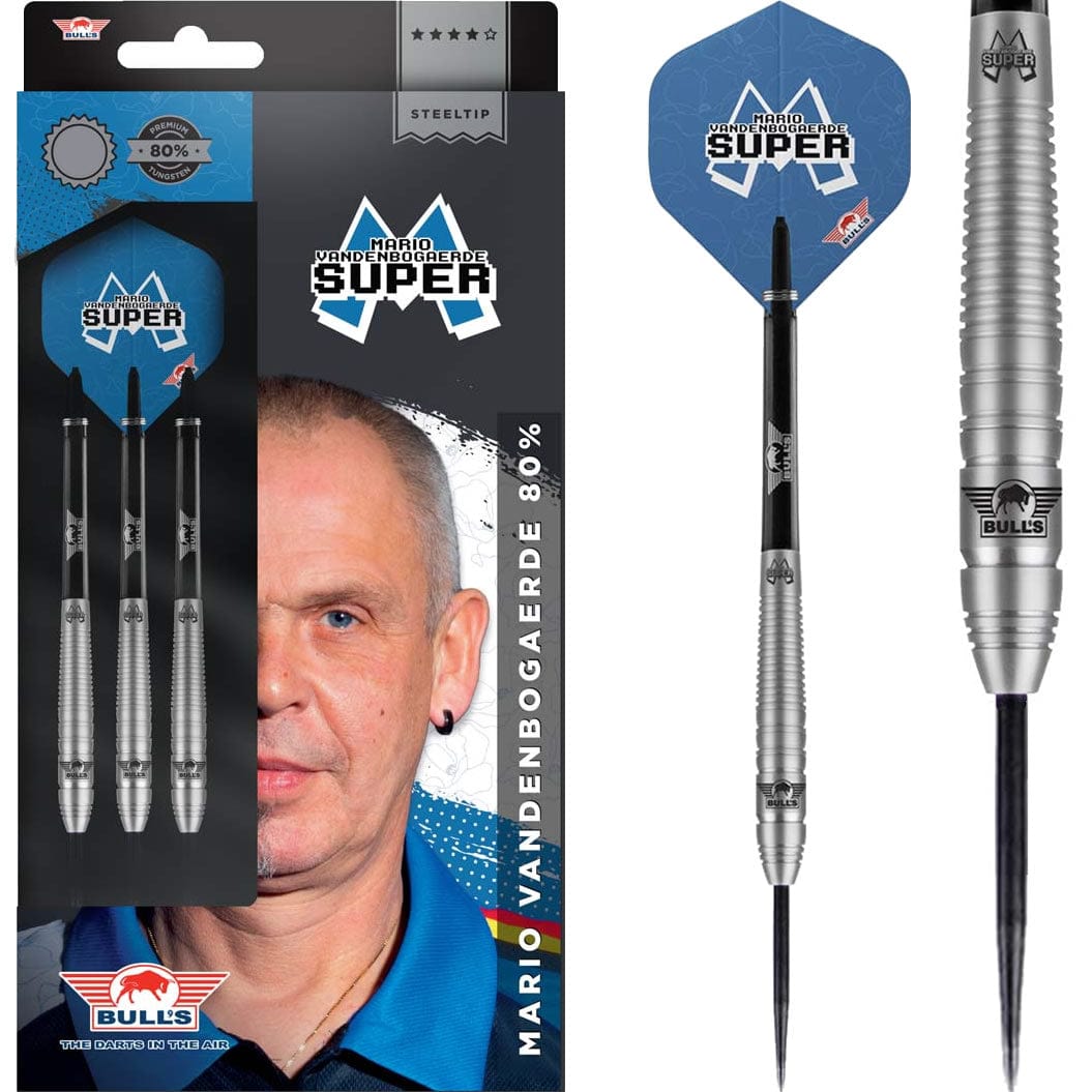 *Bulls Mario Vandenbogaerde Darts - Steel Tip - 80% 23g