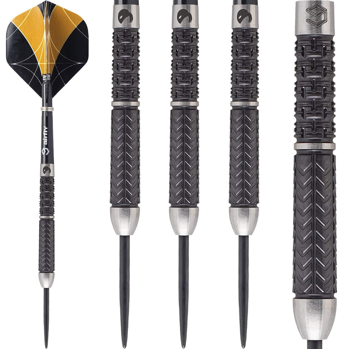 Caliburn Player Darts - Steel Tip - 95% - Black Titanium - ET II 23g