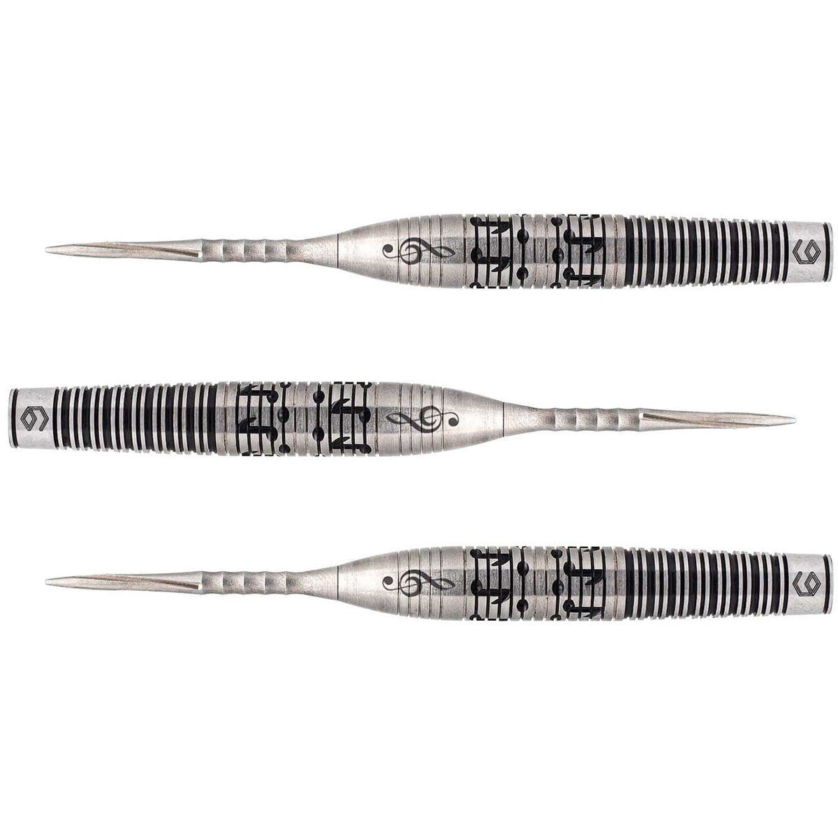 Caliburn Player Darts - Steel Tip - 90% - Black Rings - Melody