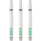 Celtic FC Nylon Shafts - Dart Stems with Springs - Celtic Football - White