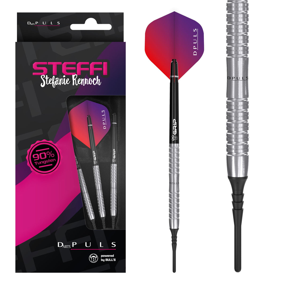 DPuls Steffi Darts - Soft Tip - 90% Tungsten - Stefanie Rennoch 20g