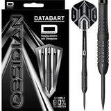 Datadart Obsidian Darts - Steel Tip - 90% - Concave Rear - Black PVD 23g