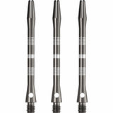 Designa Multiline Aluminium Shafts - Regrooved - Gun Metal Long
