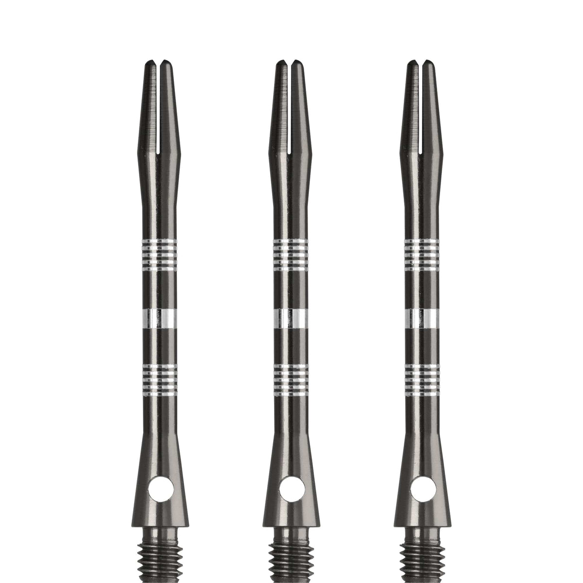 Designa Multiline Aluminium Shafts - Regrooved - Gun Metal Medium