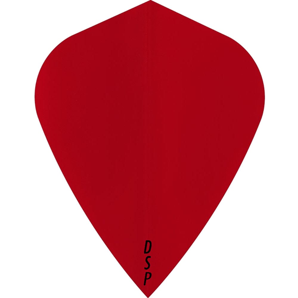 *Dart Flights - Poly Plain Original - Kite Red
