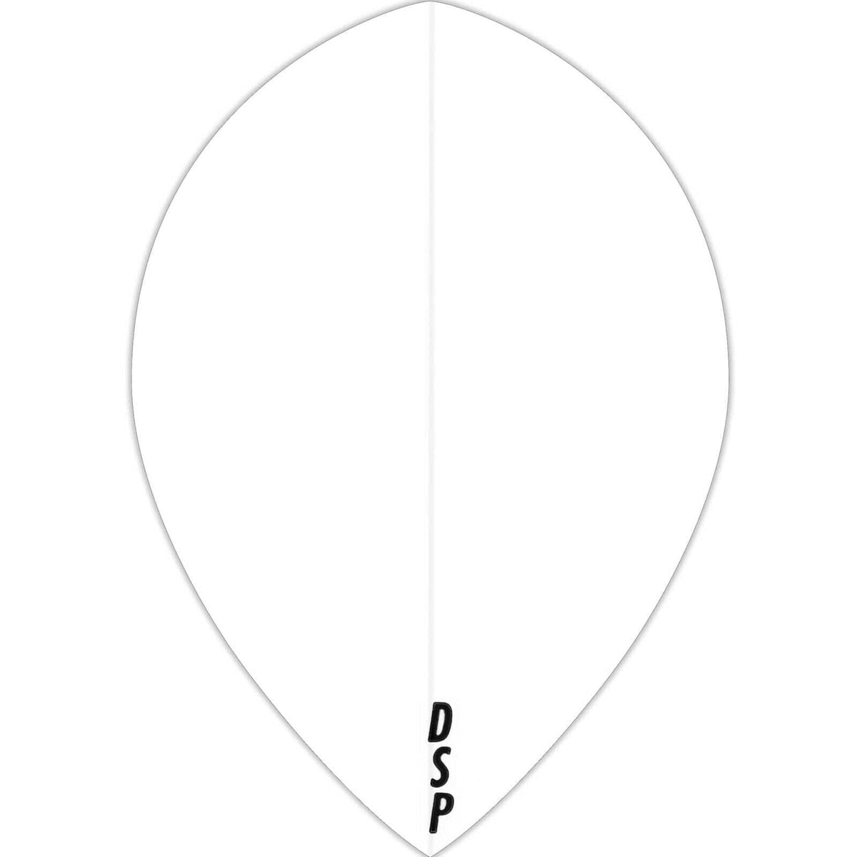 *Dart Flights - Poly Plain Original - Pear Clear
