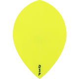 *Dart Flights - Poly Plain Original - Pear Yellow