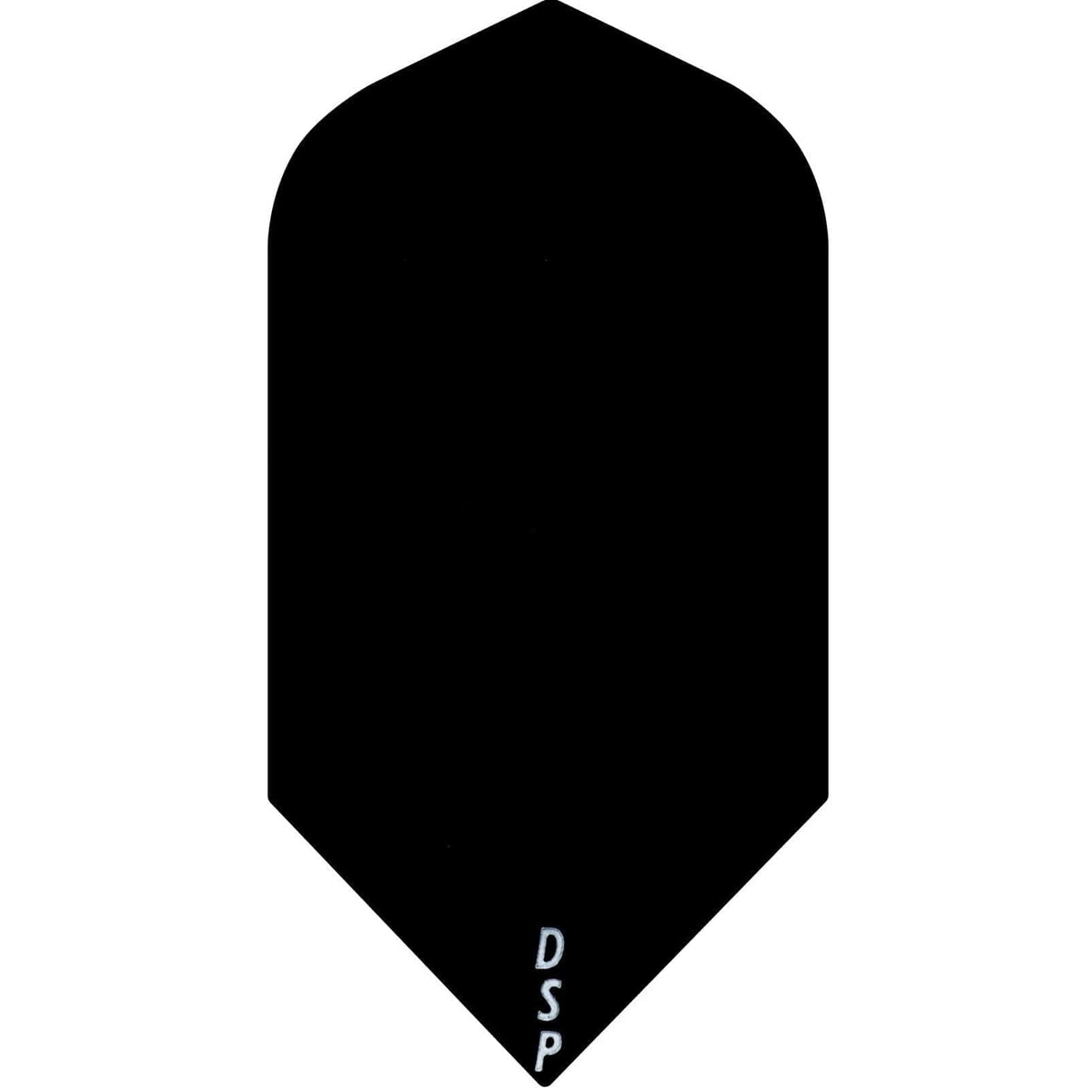 *Dart Flights - Poly Plain Original - Slim Black