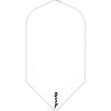 *Dart Flights - Poly Plain Original - Slim White
