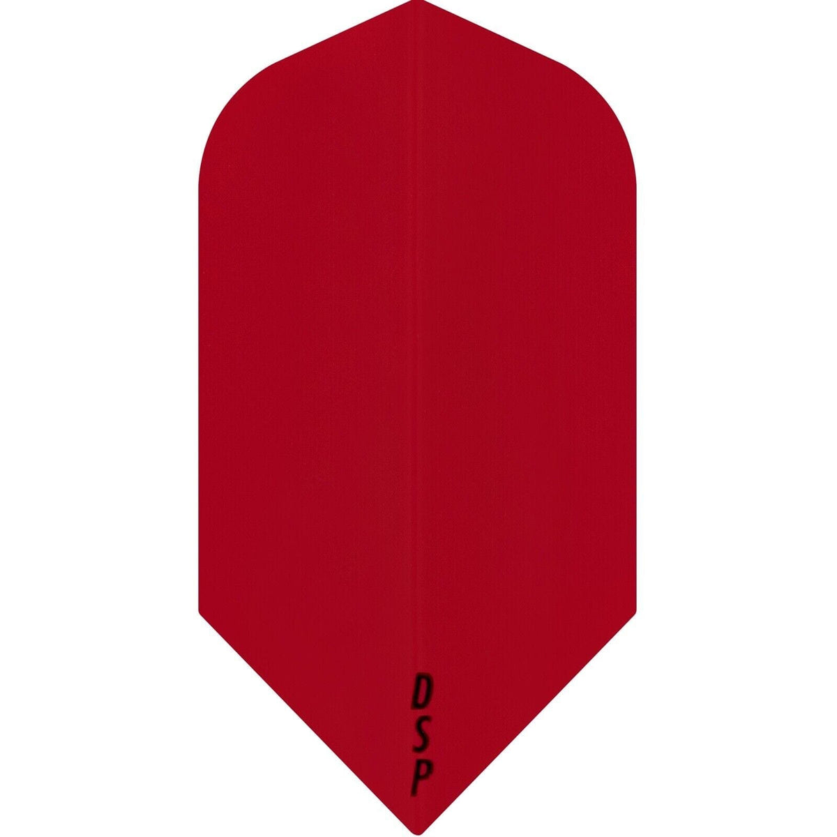 *Dart Flights - Poly Plain Original - Slim Red