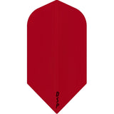 *Dart Flights - Poly Plain Original - Slim Red