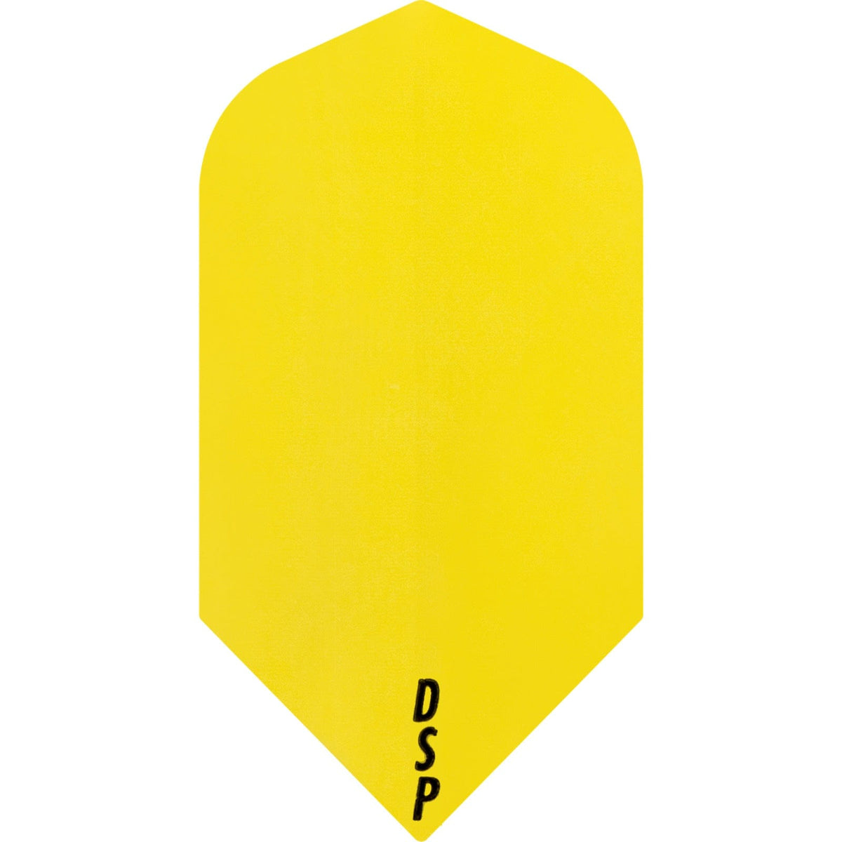 *Dart Flights - Poly Plain Original - Slim Yellow