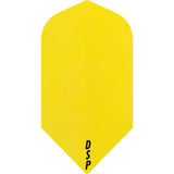 *Dart Flights - Poly Plain Original - Slim Yellow