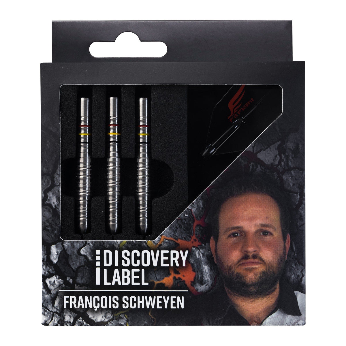 Cosmo Discovery Label Darts - Steel Tip - 90% Tungsten - Francois Schweyen - 22.5g PERS