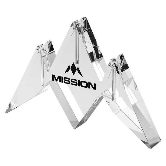 Mission Acrylic Dart Stand - Logo - 3 Dart Display Stand
