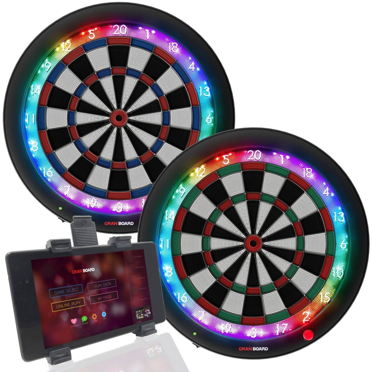 Granboard 3S - Professional Electronic - Soft Tip Dartboard - White