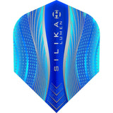 Harrows Silika Dart Flights - Tough Crystaline Coated - Std - No6 - Lumen Blue