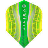 Harrows Silika Dart Flights - Tough Crystaline Coated - Std - No6 - Lumen Yellow