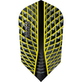 Harrows Silika Dart Flights - Tough Crystaline Coated - Slim Yellow