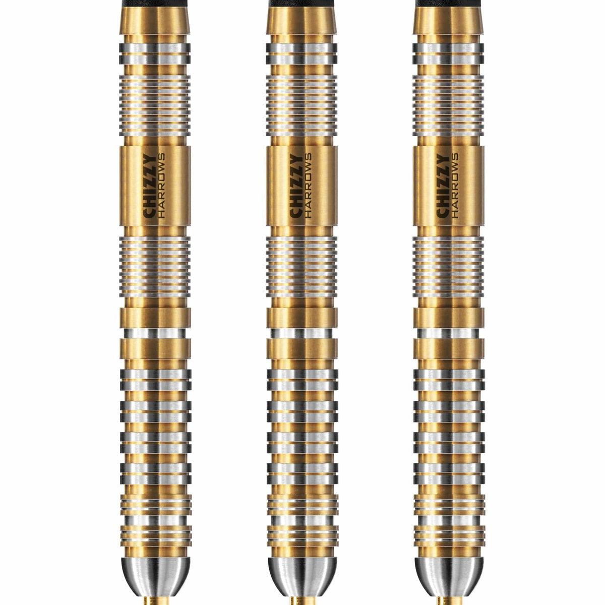 Harrows Chizzy v2 Darts - Steel Tip - 90% - Dave Chisnall - Gold Titanium