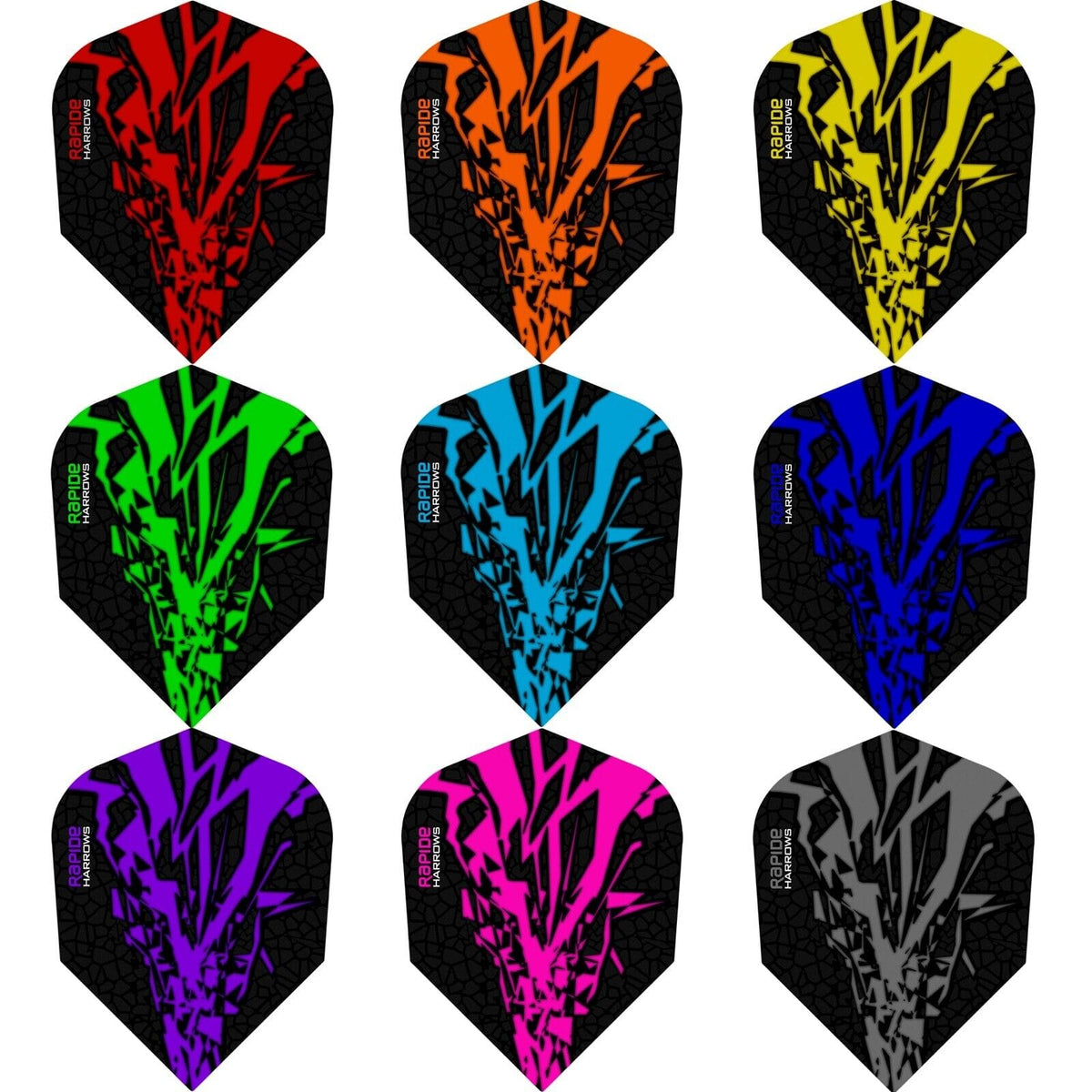 *Harrows Rapide X Dart Flights - Std Shape - Rapide-X