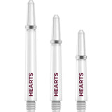 Heart of Midlothian FC - Official Licensed - Hearts - Nylon Stems - Dart Shafts with Springs - White
