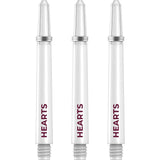 Heart of Midlothian FC - Official Licensed - Hearts - Nylon Stems - Dart Shafts with Springs - White Medium