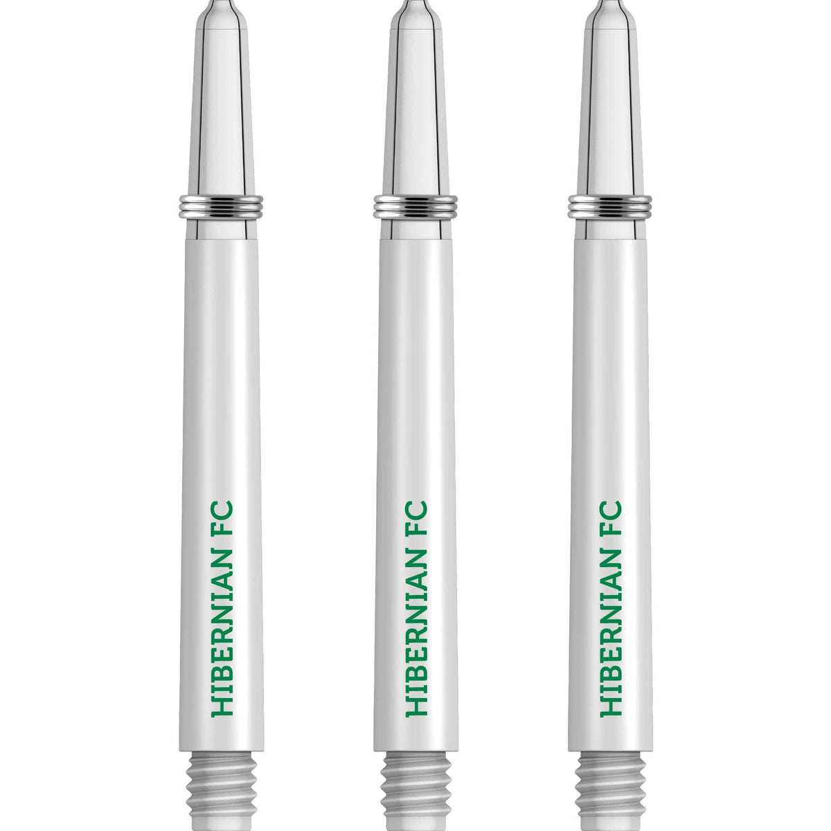 Hibernian FC - Official Licensed - Nylon Stems - Dart Shafts with Springs - White Medium