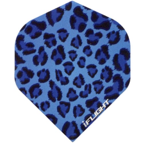 *Designa Dart Flights - iFlight - Extra Strong - Std - Blue Leopard