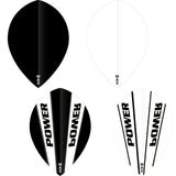 *McCoy Power Max Dart Flights - 150 Micron - Pear - Solid