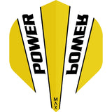 *McCoy Power Max Dart Flights - 150 Micron - No2 - Std - Transparent Yellow